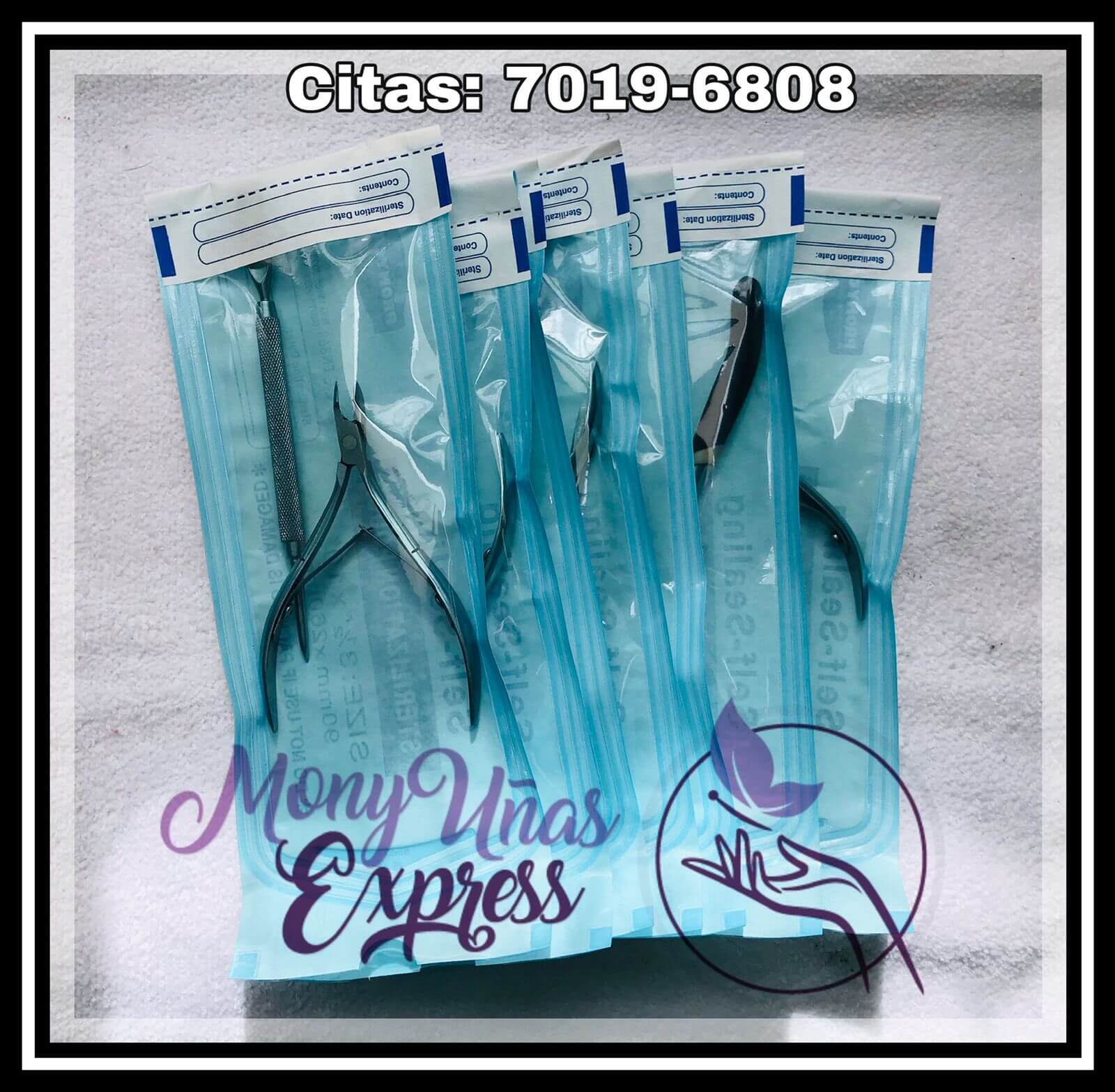 Esterilización y bioseguridad — Mony Uñas Express